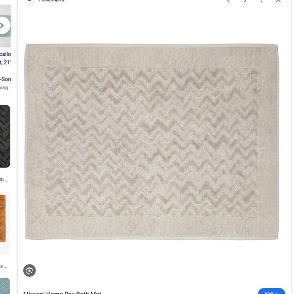 nwot missoni rex bath mat with 2 matching hand towels - Picture 2 of 4